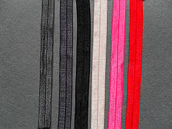 Гумка окантувальна червона гладка, ширина 15 мм, колір червоний