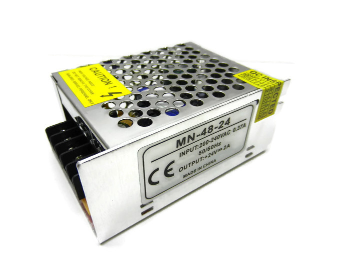 Купить Блок питания 24В 2А MN-48-24 24В 48Вт 84×57×37 мм, цена 212.80 ...