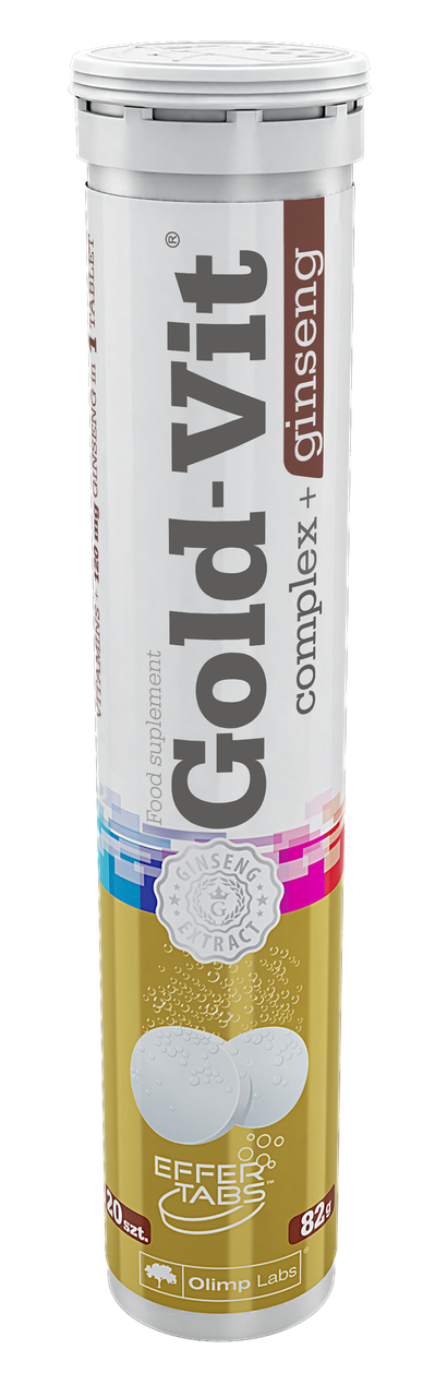 Olimp Gold-Vit complex + Ginseng 20 Effer tabs - фото 1 - id-p603005436