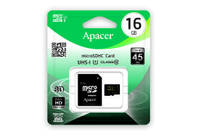 Карта пам'яті Apacer microSD 16GB сlass10