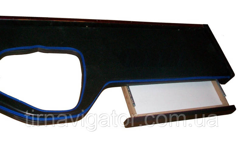 Полиця панелі вантажного автомобіля Volvo велика, з великим отвором, з ящиком, фото 1