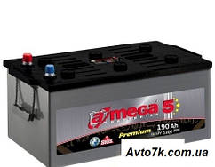 Вантажний акумулятор A-MEGA Premium 190 Ah (Амега 190 Ампер) на Фуру Трактро Тягач