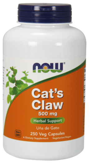 Котячий Кіготь Now Foods Cats Claw 500 mg 250 Caps