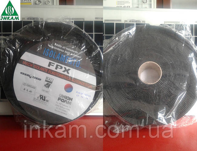 Скотч-стрічка Eurobatex Tape FPX 15 50 мм х 3 мм х 15 м для спіненого каучуку