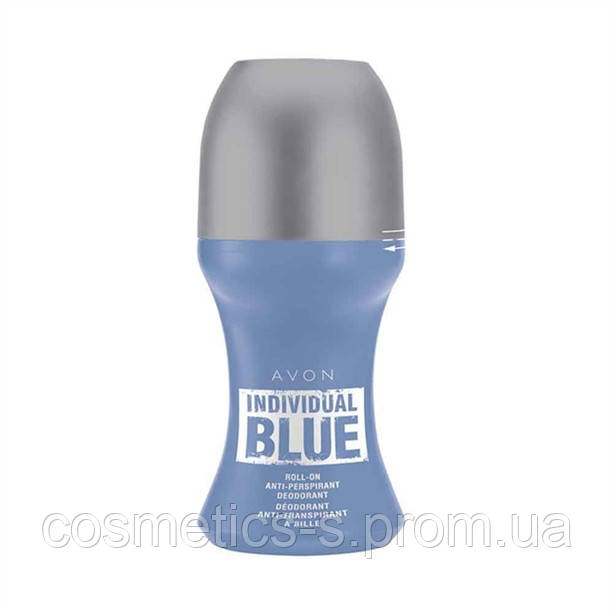Дезодорант антиперспірант з кульковим аплікатором Individual Blue, Avon, Блу для нього, Ейвон, 14572, 50 мл