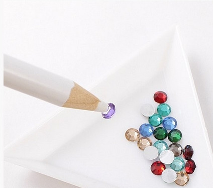 Олівець восковий для захоплення, перенесення та приклеювання страз, каміння та декору