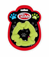 Игрушка для собак Кольцо специальное Pet Nova 10.5 см желтое