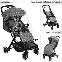 Прогулянкова коляска Bambi з регулюванням спинки (M 3549-3) Червона, фото 2