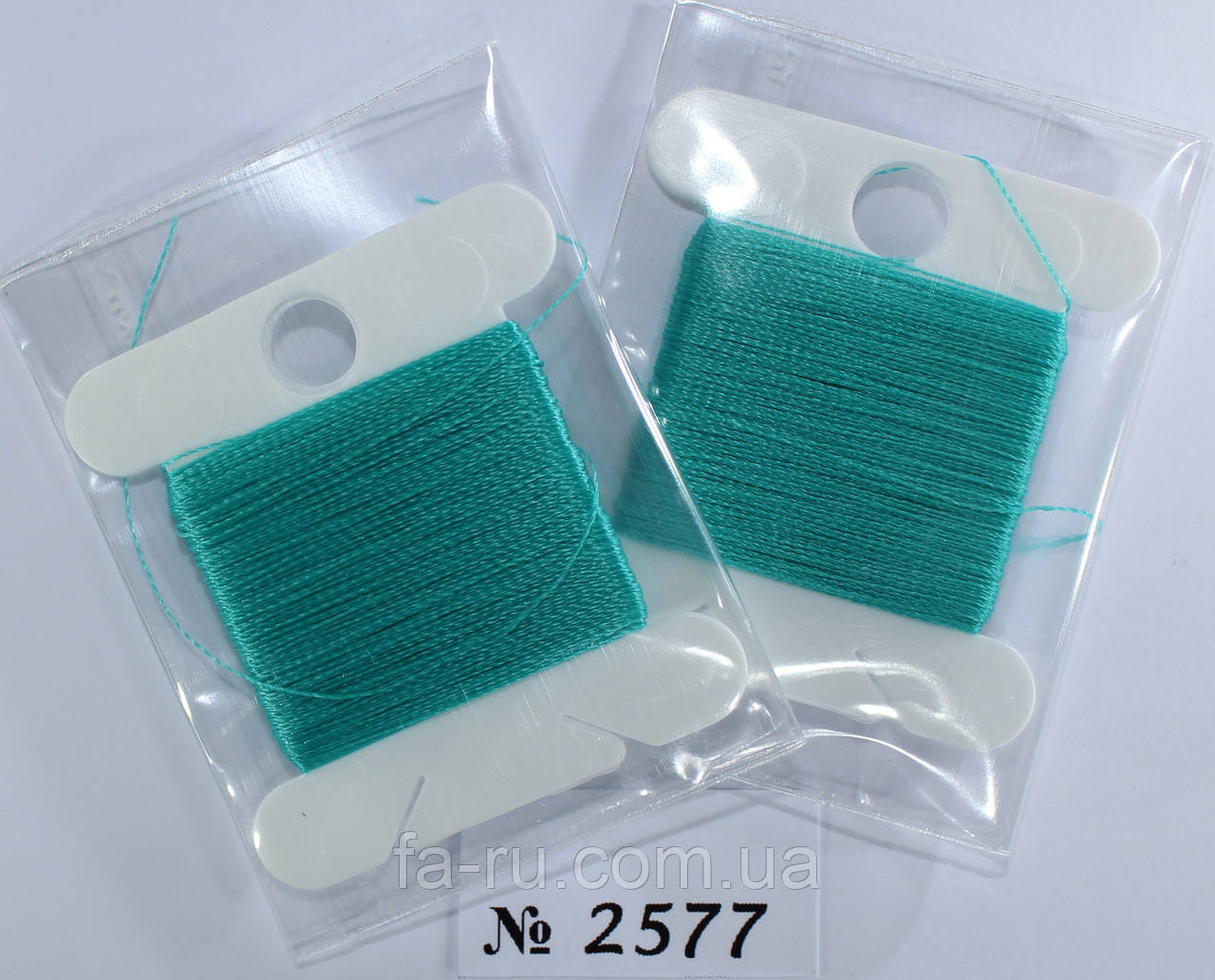 Нитка для бісеру TYTAN 100 No2577. Бірюзовий 30 м, фото 1