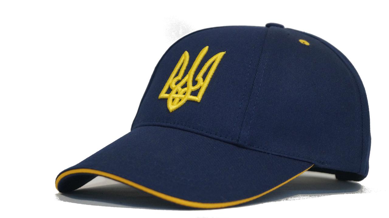 Бейсболка "Україна" модель No2 ( Темно-синя)