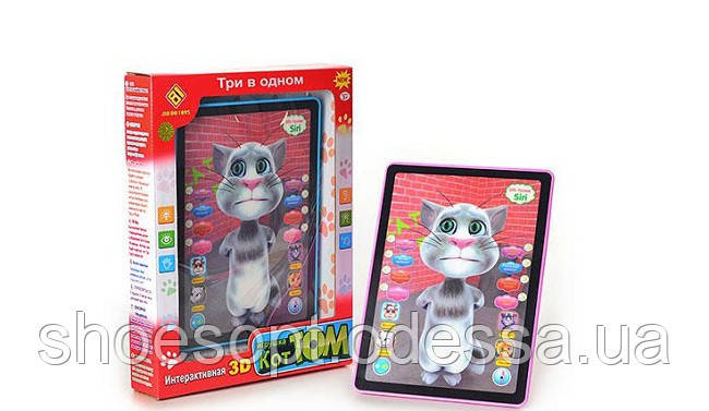 Інтерактивна іграшка планшет 3в1 Кіт Том
