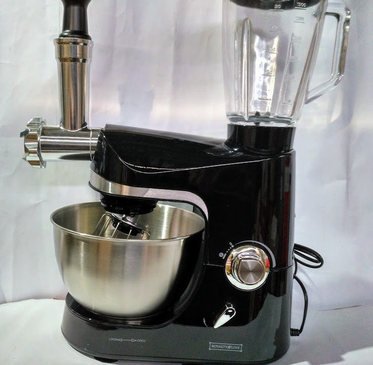 Кухонний процесор 3 в 1 Royalty Line PKM-1800BG Black 5 л., фото 1