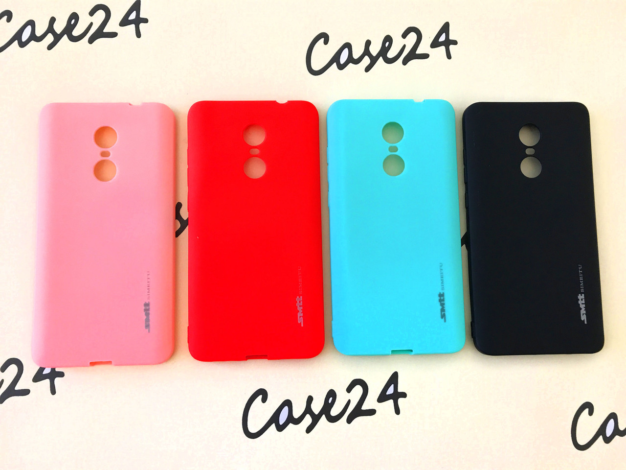 TPU чохол Smitt накладка бампер для Xiaomi RedMi Note 4X (5 кольорів)