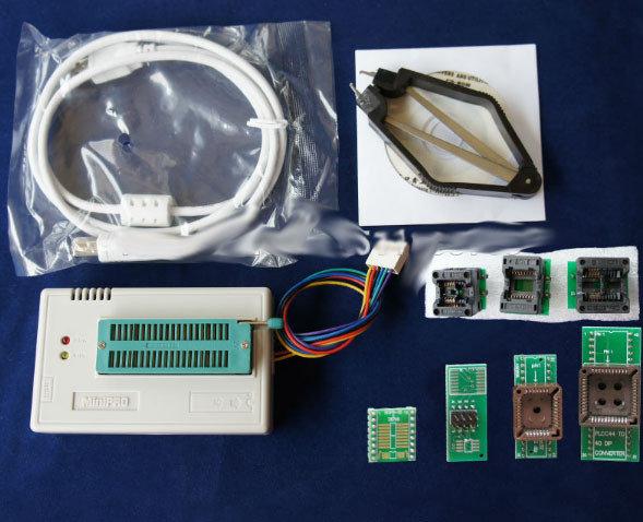 MiniPro TL866A USB програматор + 7 адаптерів, фото 1