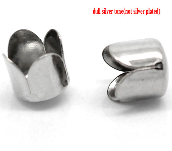 Ковпачок для намиста .фурнітура 8 mm x 8 mm, фото 1