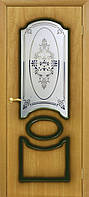 Двери Омис модель Виктория СС+ФП цвет миланский орех