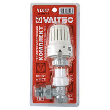 Клапан з термоголовкою Valtec для радіаторів кутовий 1/2"