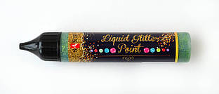 ЗD-гель "Liquid glitter gel", оливково-зеленый741224