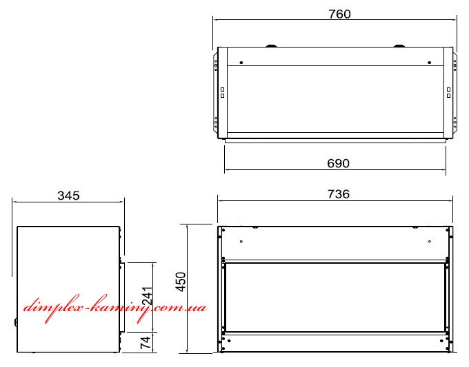 Электрокамин Dimplex Opti-V PGF-10 (Wi-Fi, без обогрева) - фото 6 - id-p603335727