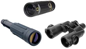 Біноклі, монокуляри, підзорні труби