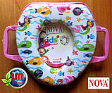 Сидіння для унітаза м'яке дитяче NOVA (2057), фото 4