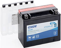 Мото акумулятор EXIDE ETX20H-BS = YTX20H-BS