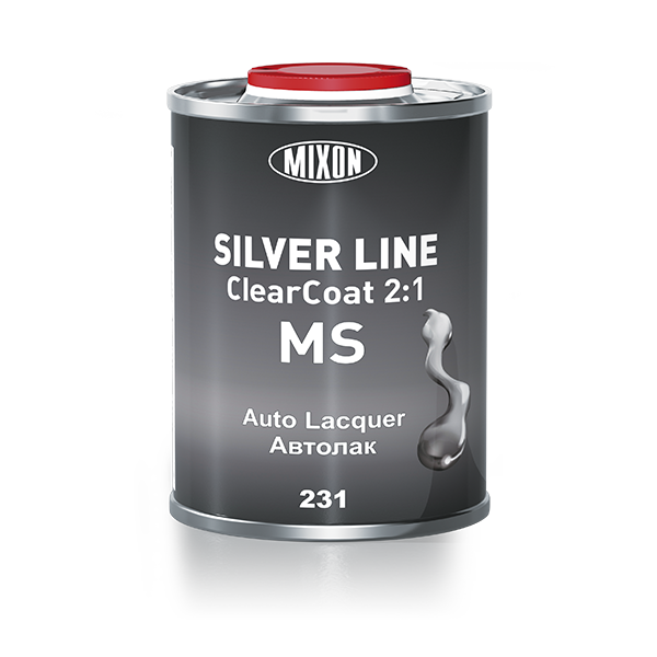 Автолак Silver Line Clearcoat MS 231+затверджувач.