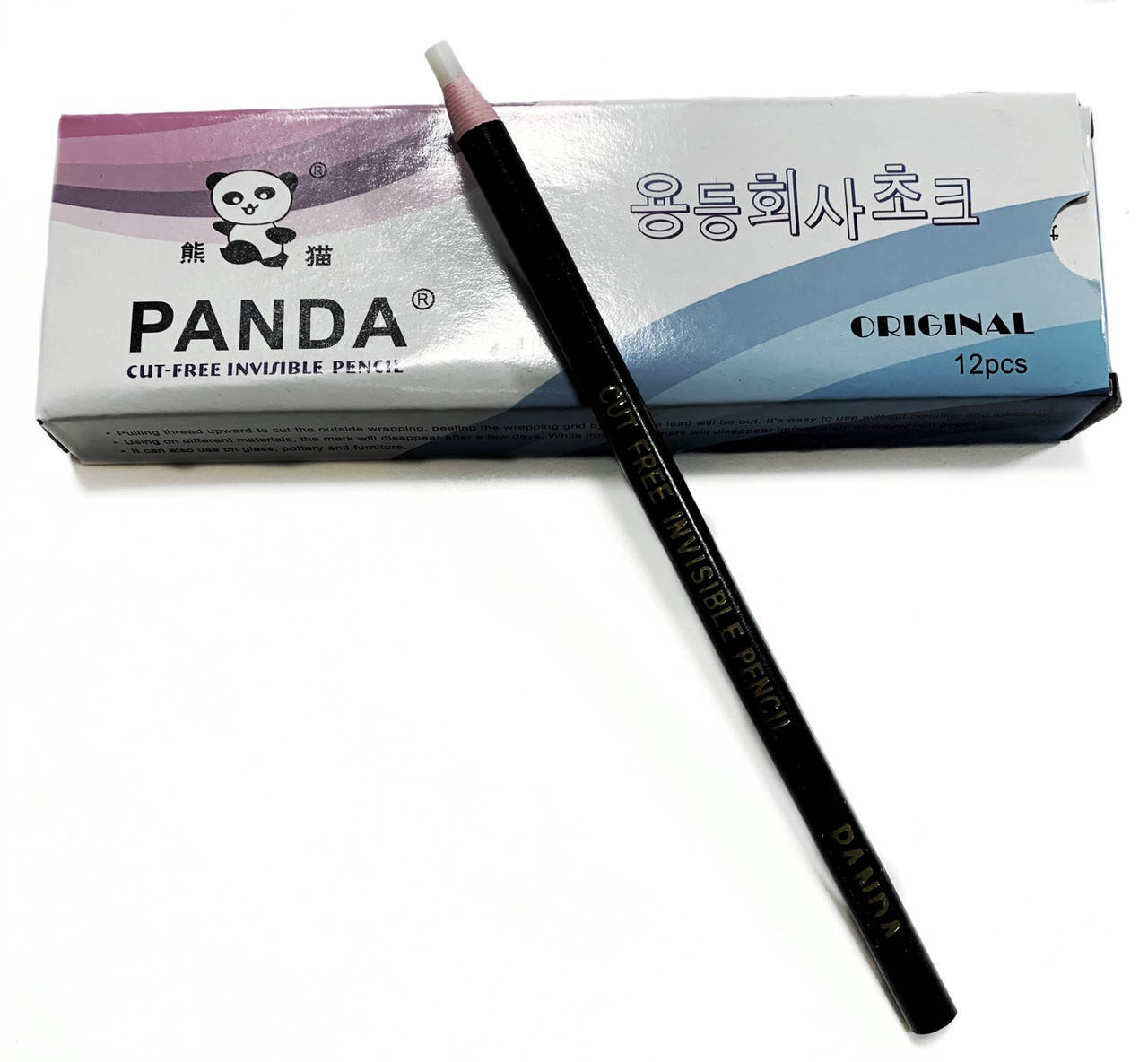 

Олівець для розмітки на тканині який змивається водою, самозаточувальні, PANDA,