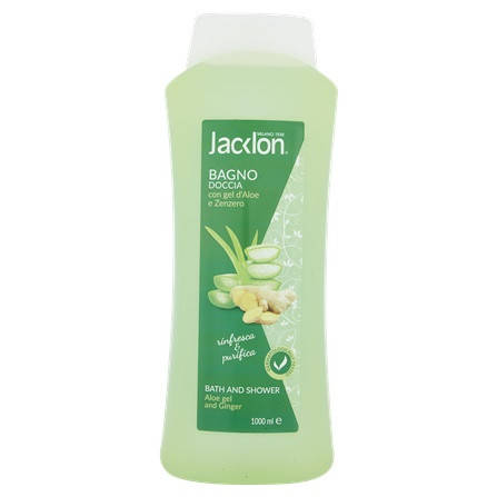 

Гель для ванни та душу JACKLON Алое та імбир ALOE GEL & GINGER 1л