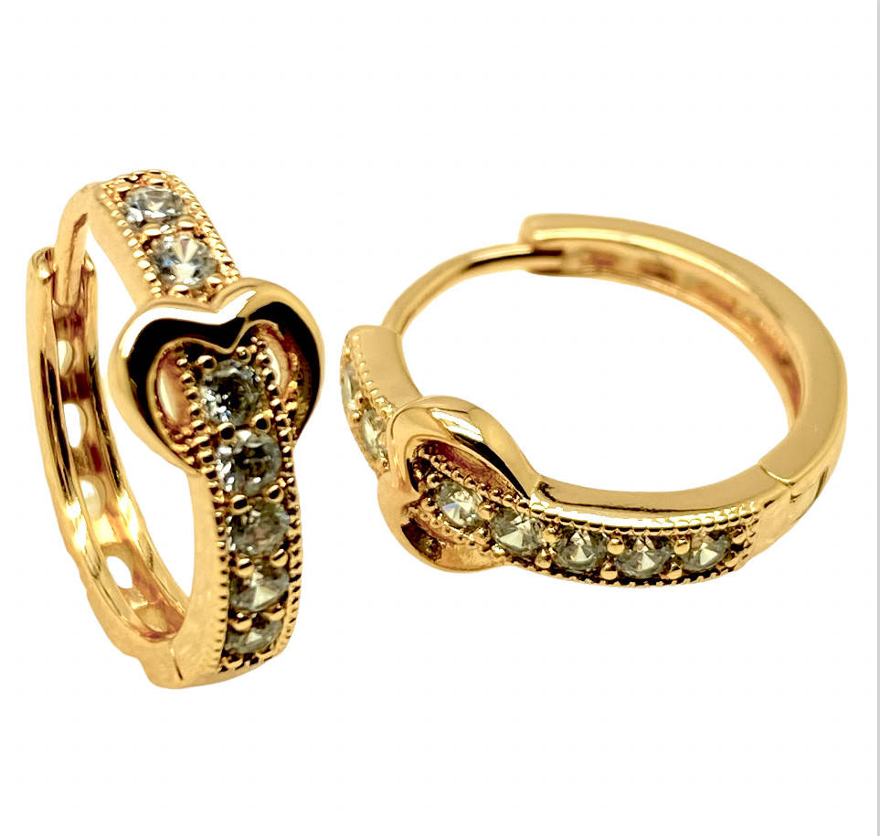 

Серьги гвоздики Xuping. 18k. 12х6 ми