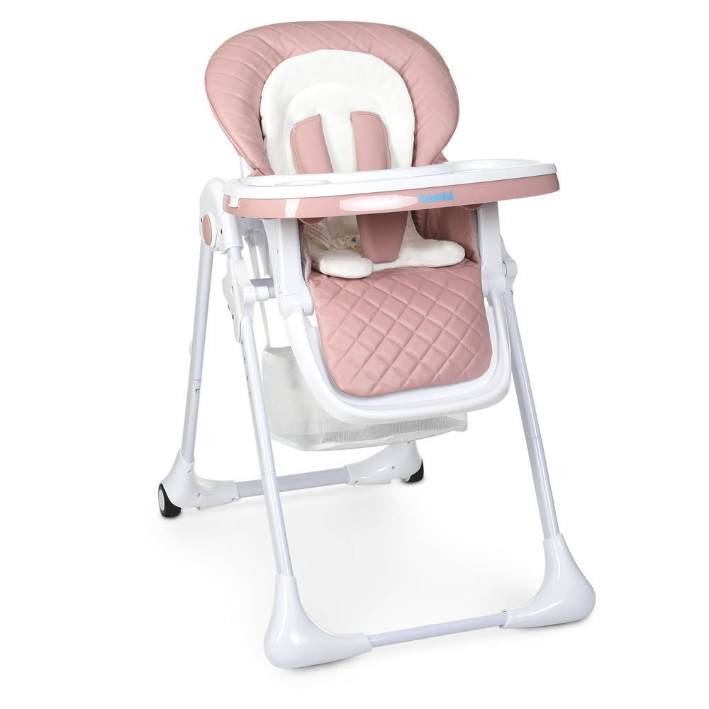 

Стульчик для кормления BAMBI M 3890 Rosette QT, Розовый