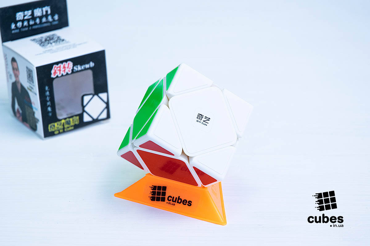 

Скьюб Qiyi Skewb (белый пластик), Разные цвета