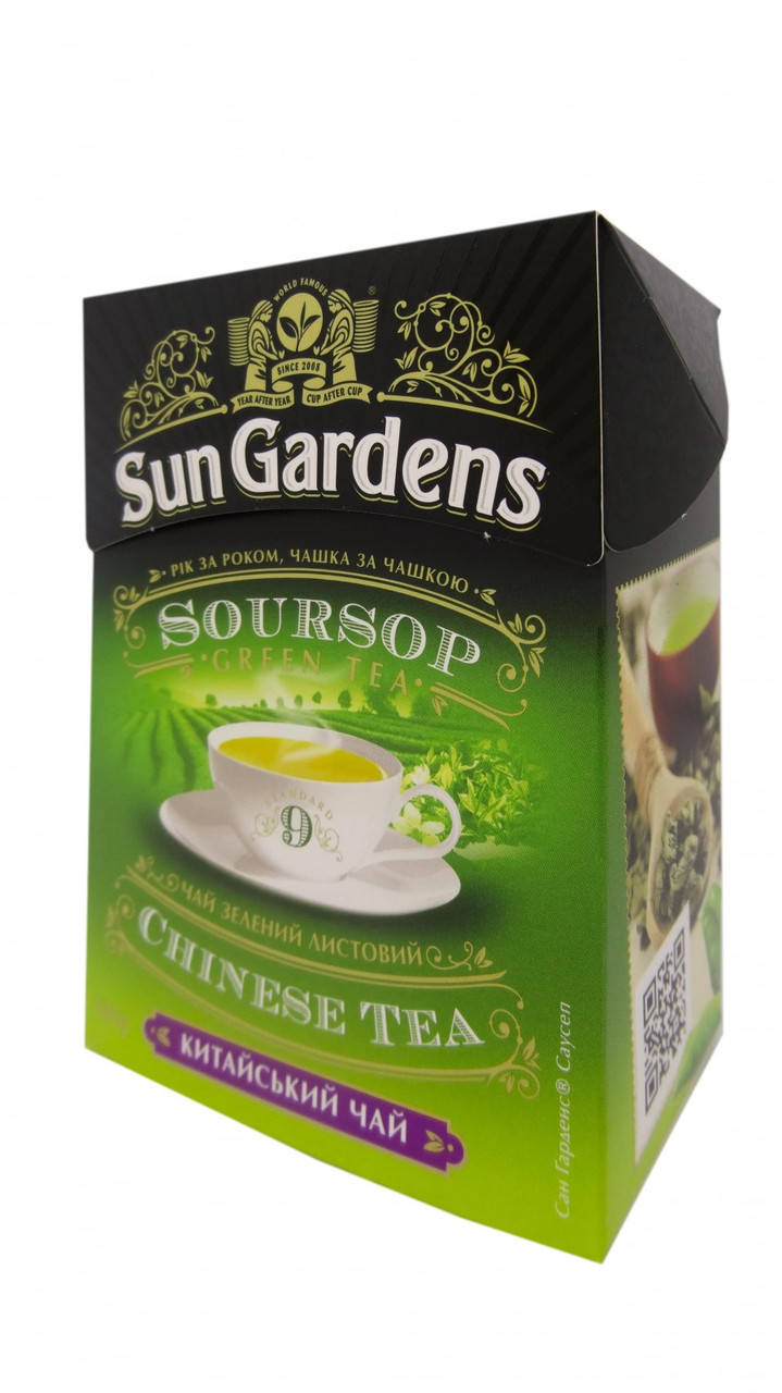 

Чай зеленый Sun Gardens Soursop 100 гр.
