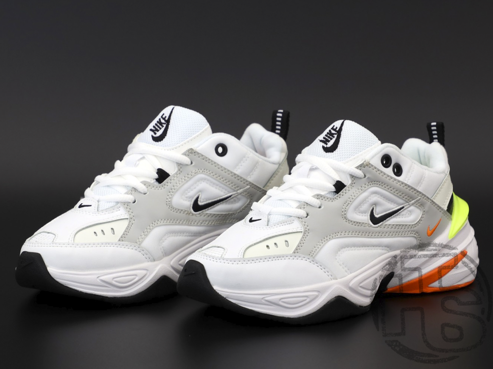 

Мужские кроссовки Nike M2K Tekno Pure Platinum Sail White Black Green Orange AV4789-004, Разные цвета