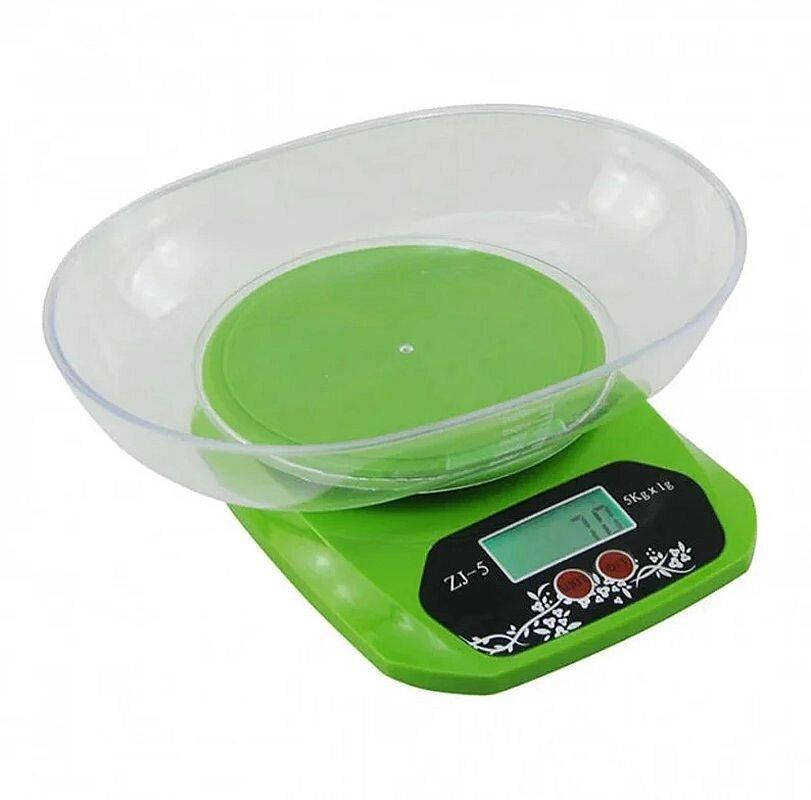 

Весы кухонные Kitchen Zj-5 до 5 кг с чашей