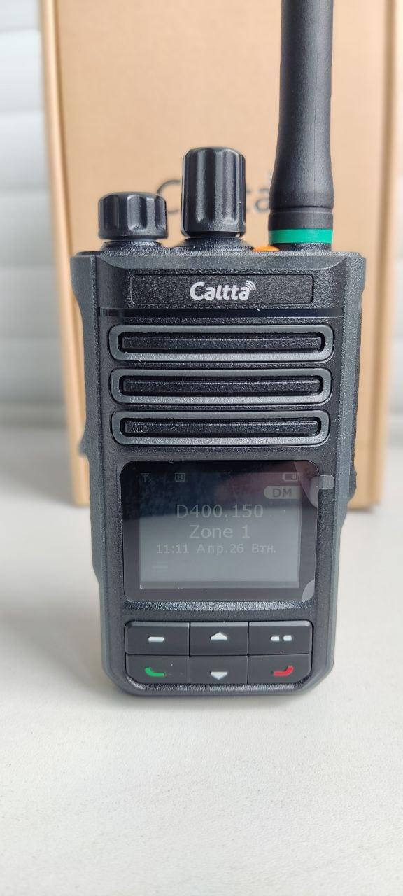 

Caltta PH660 UHF DMR портативная аналогово-цифровая радиостанция