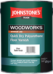 Поліуретановий лак Johnstone's Quick Dry Polyurethane Floor varnish Satin, 5 л