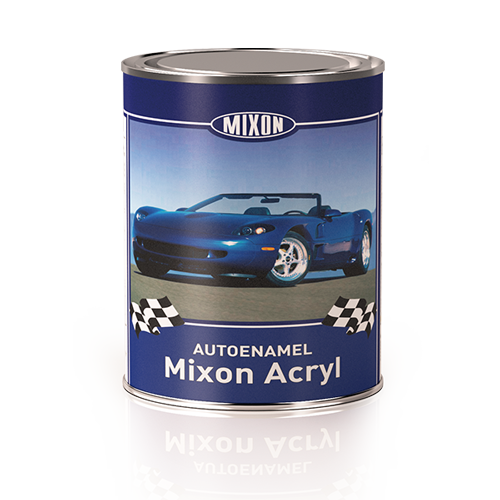 Автомобильная краска акриловая Mixon Acryl. Белая 201. 1 л - фото 1 - id-p3893416