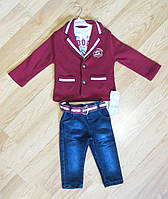 Комплект 3-ка для хлопчика Туреччина (ріст 80, 104) 104