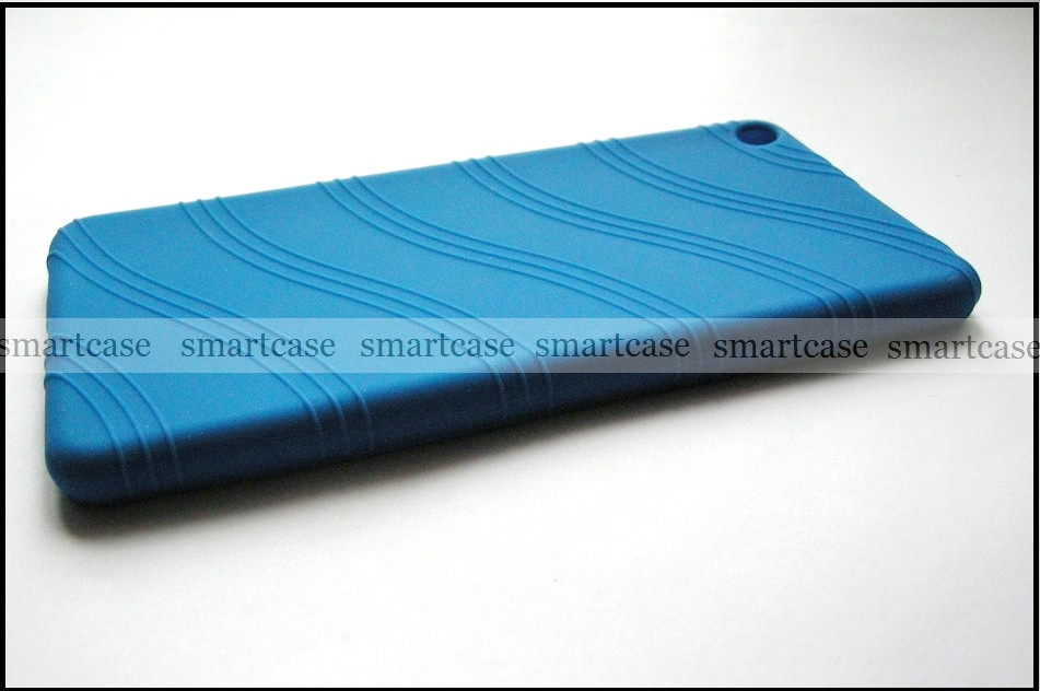 Протиударний чохол для Lenovo Tab 3 plus 7703x синій силіконовий бампер