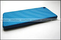 Противоударный чехол для Lenovo Tab 3 plus 7703x синий силиконовый бампер