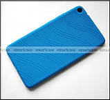 Протиударний чохол для Lenovo Tab 3 plus 7703x синій силіконовий бампер, фото 3