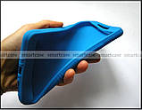 Протиударний чохол для Lenovo Tab 3 plus 7703x синій силіконовий бампер, фото 4