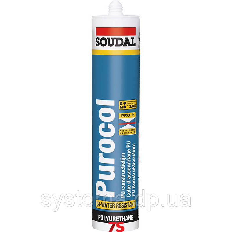 Поліуретановий клей Soudal Purocol, Пурокол, 310 мл