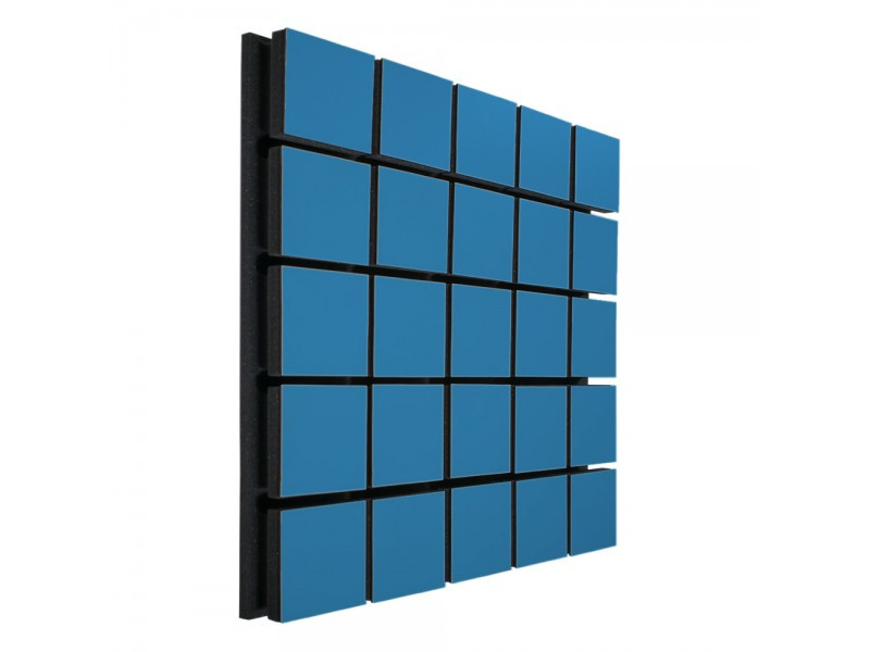Акустичний панель Ecosound Tetras Wood Blue 50х50см 53мм колір синій