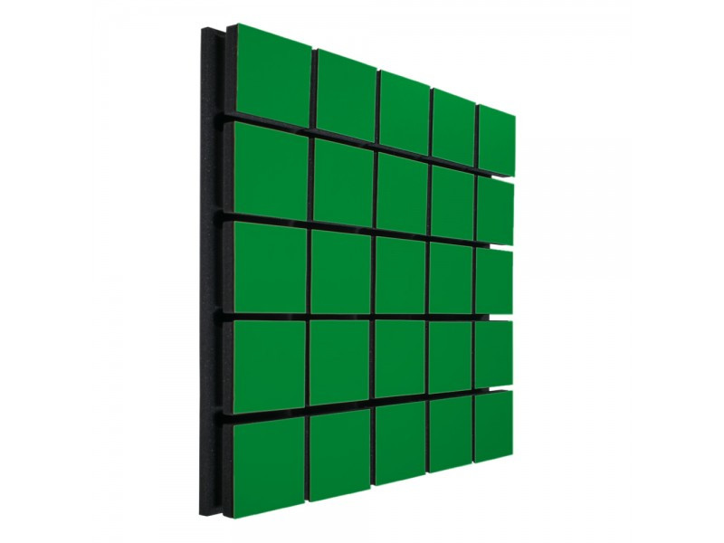 Акустичний панель Ecosound Tetras Wood Green 50х50см 53мм колір зелений