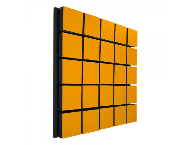 Акустичний панель Ecosound Tetras Wood Orange 50х50см 73мм колір помаранчевий