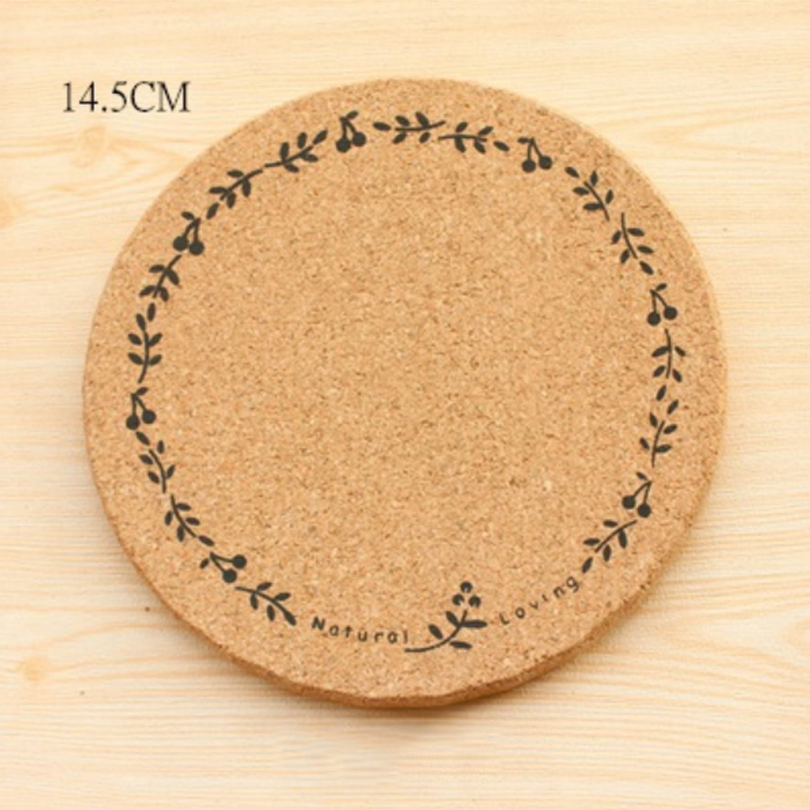 Підставка під гаряче з коркового дерева 14,5 см, фото 1