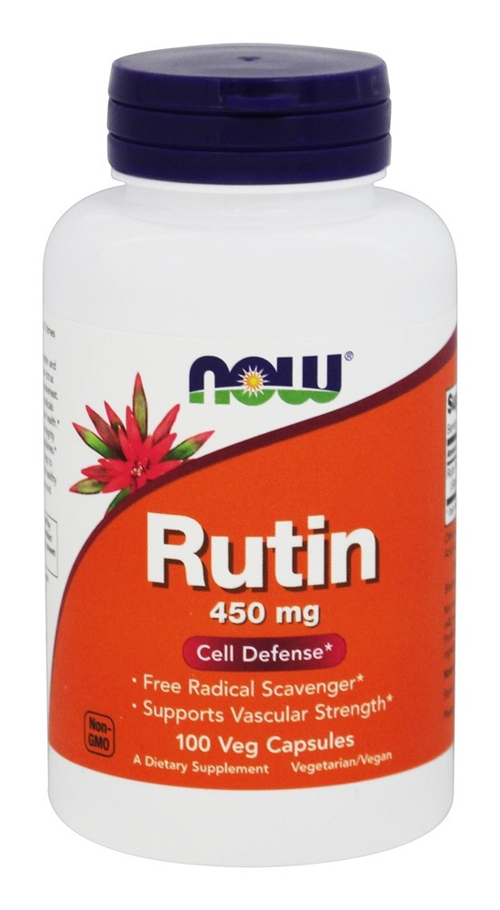 Потужний антиоксидант - Рутин / NOW - Rutin 450mg (100 caps)
