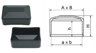 Заглушки квадратні зовнішні